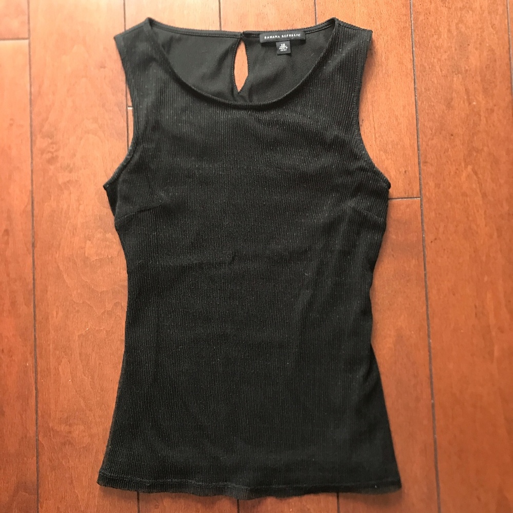 Banana Republic Black Lace Tank